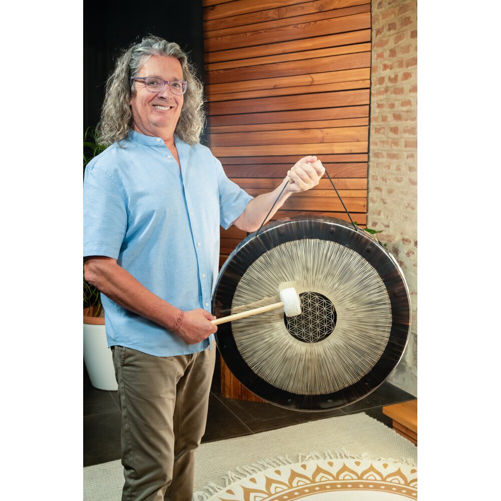 24" FLOWER OF LIFE SOUNDSCAPE GONG, 64 HZ - Imagem 11